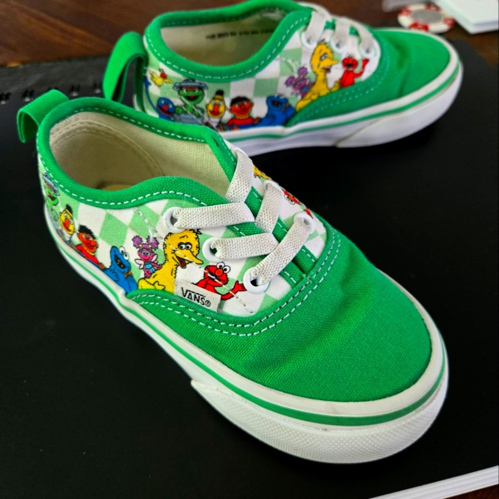 Vans Sesame Street Sneakers 7c